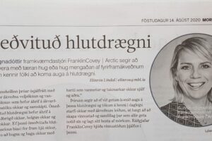 Ómeðvituð hlutdrægni – Viðtal við Guðrúnu á RÚV